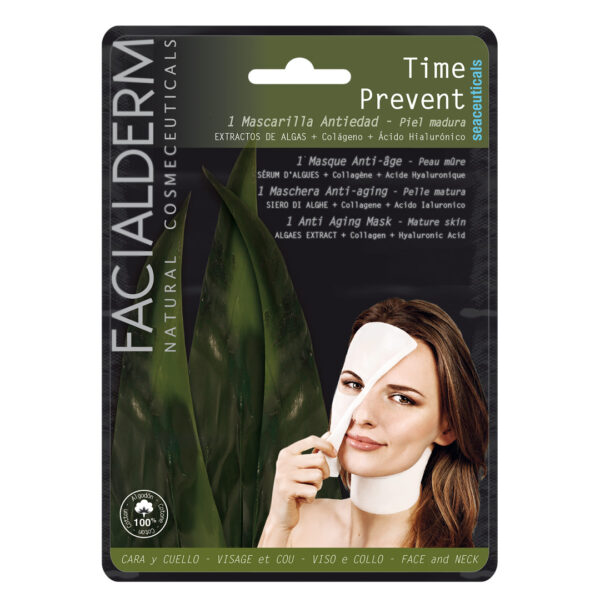 Mascarilla facial Antiedad TIME PREVENT - Algas Marinas
