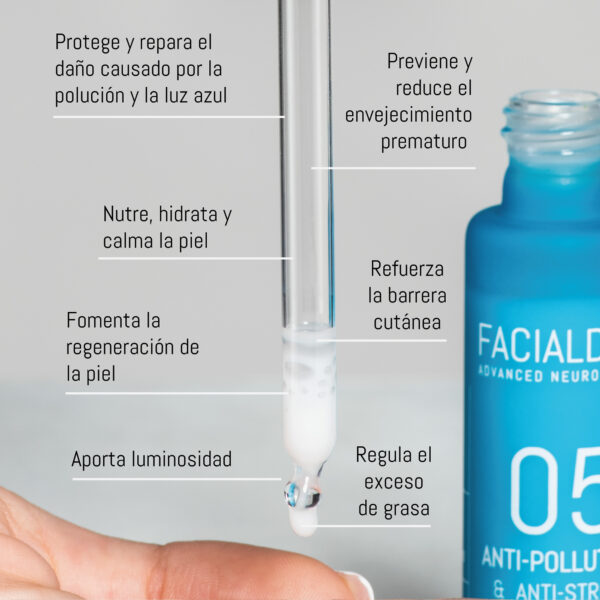 Sérum Booster 05 Antipolución, Anti Luz Azul y Antiestrés - Imagen 5